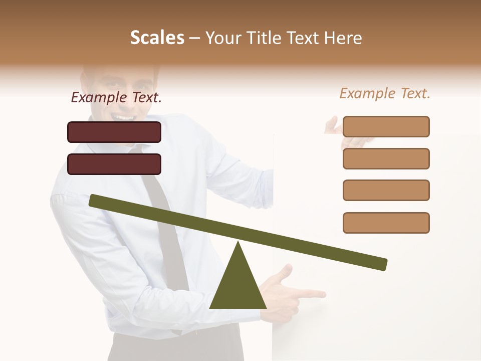 Message Gesturing Presenting PowerPoint Template