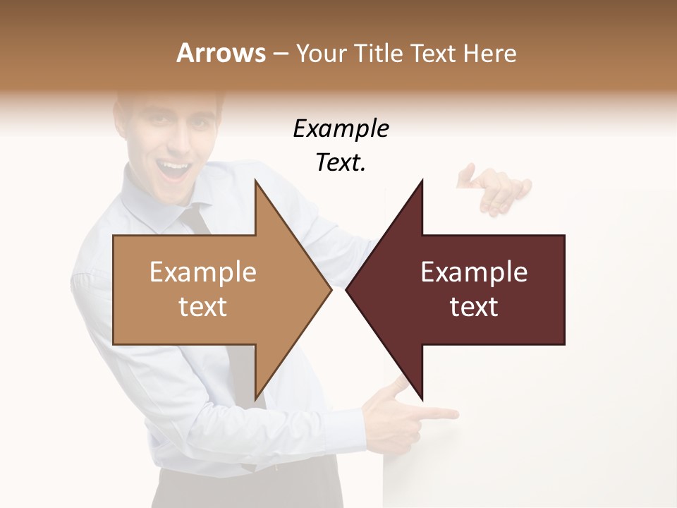 Message Gesturing Presenting PowerPoint Template