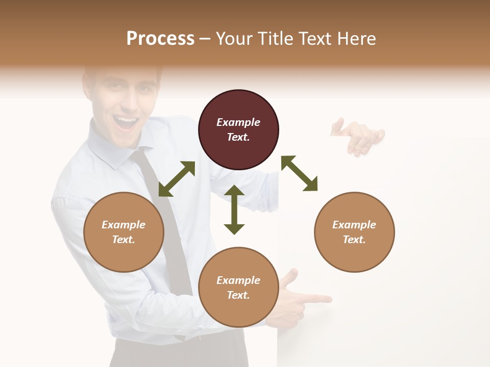Message Gesturing Presenting PowerPoint Template