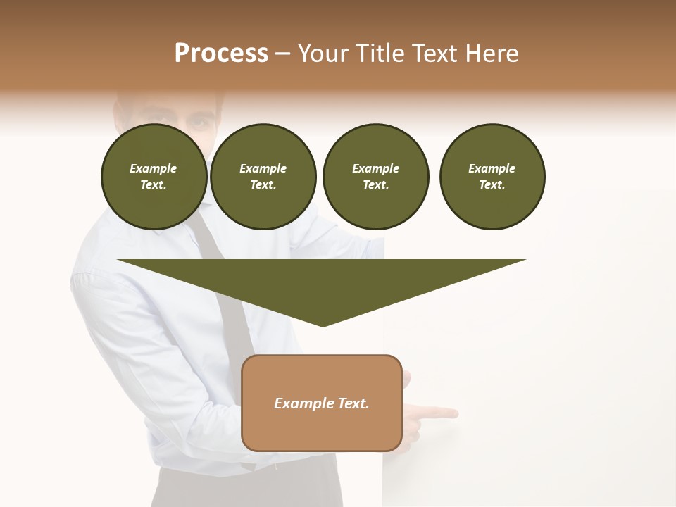 Message Gesturing Presenting PowerPoint Template