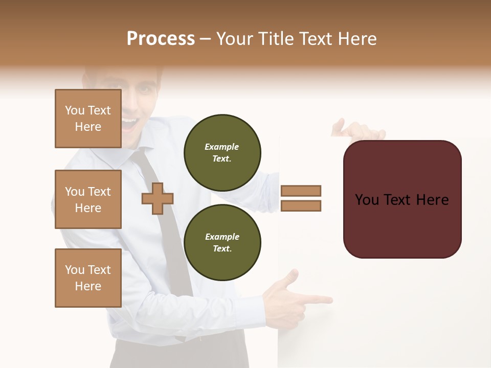 Message Gesturing Presenting PowerPoint Template