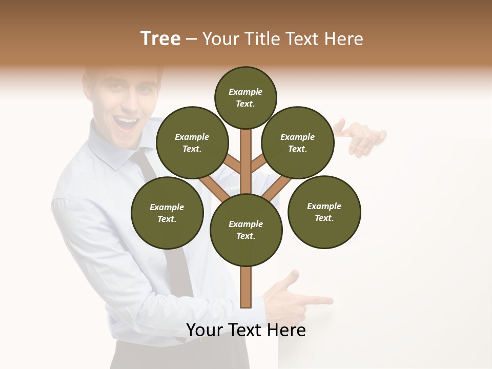 Message Gesturing Presenting PowerPoint Template