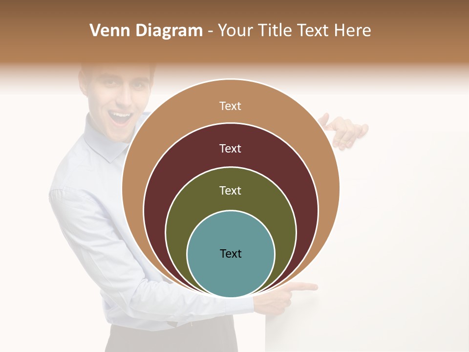 Message Gesturing Presenting PowerPoint Template