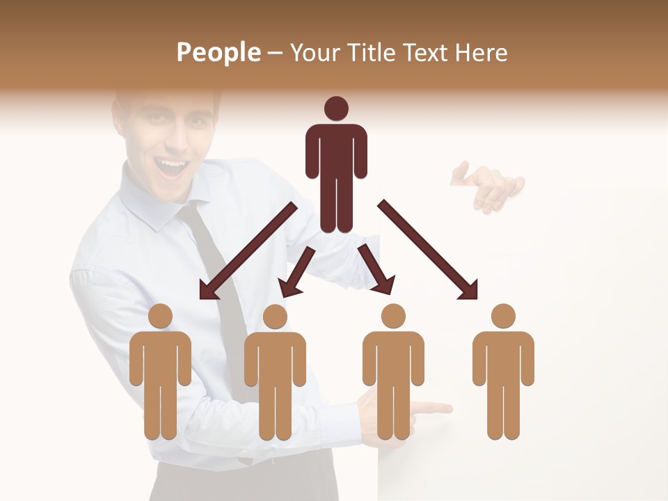 Message Gesturing Presenting PowerPoint Template