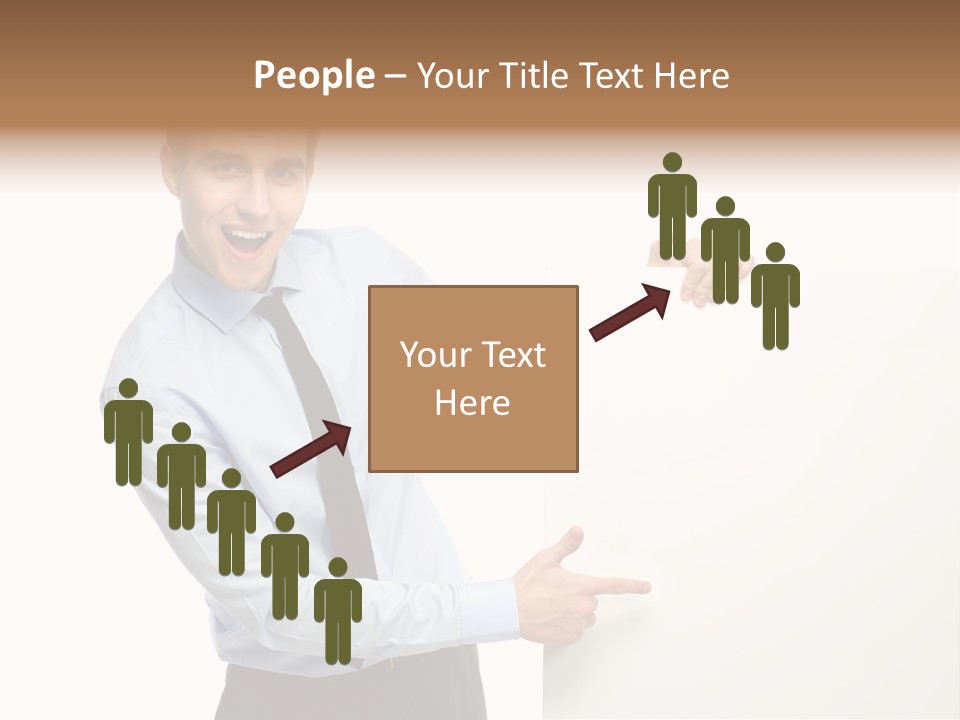 Message Gesturing Presenting PowerPoint Template