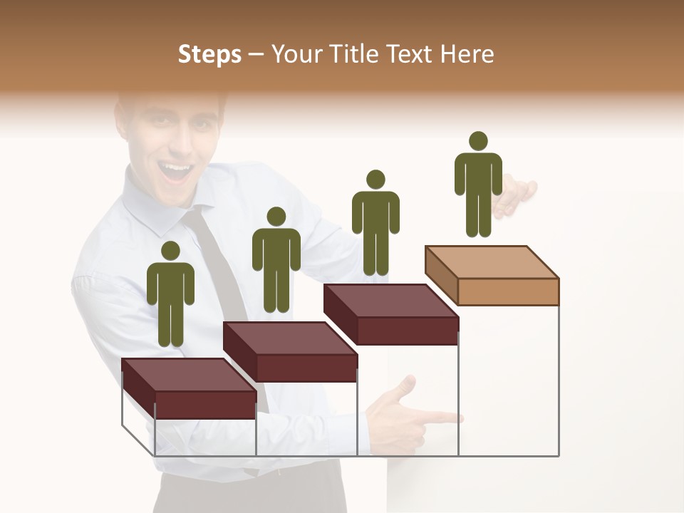 Message Gesturing Presenting PowerPoint Template