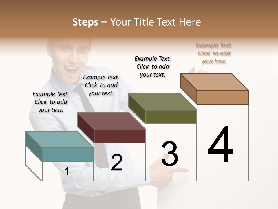 Message Gesturing Presenting PowerPoint Template