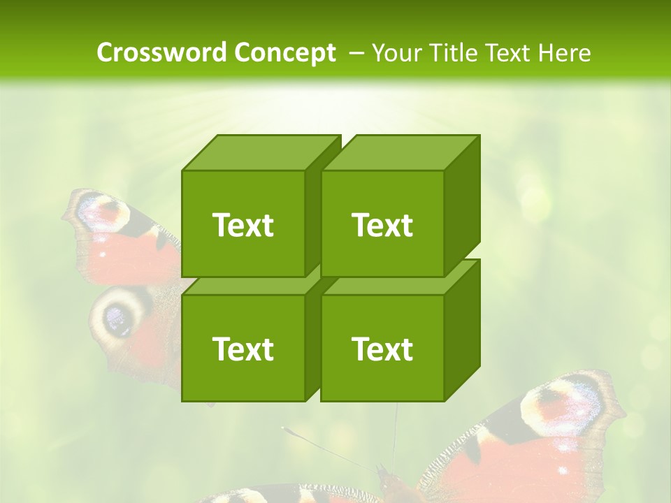 Garden Insect Dew PowerPoint Template