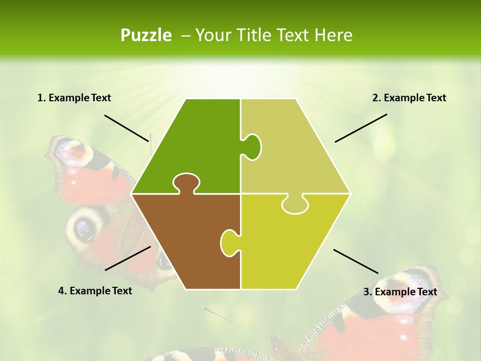 Garden Insect Dew PowerPoint Template