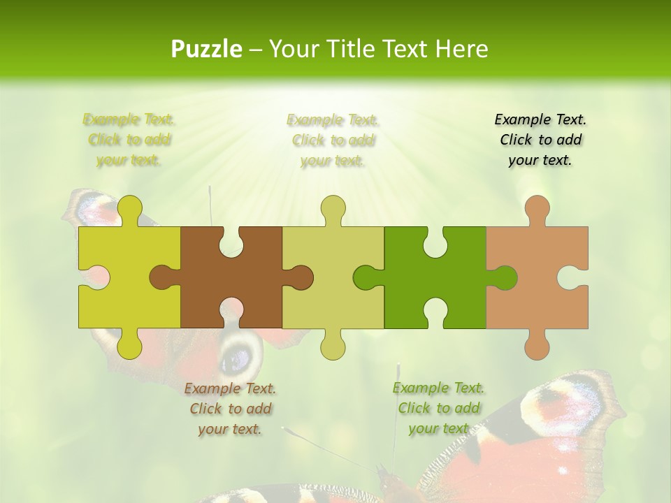 Garden Insect Dew PowerPoint Template