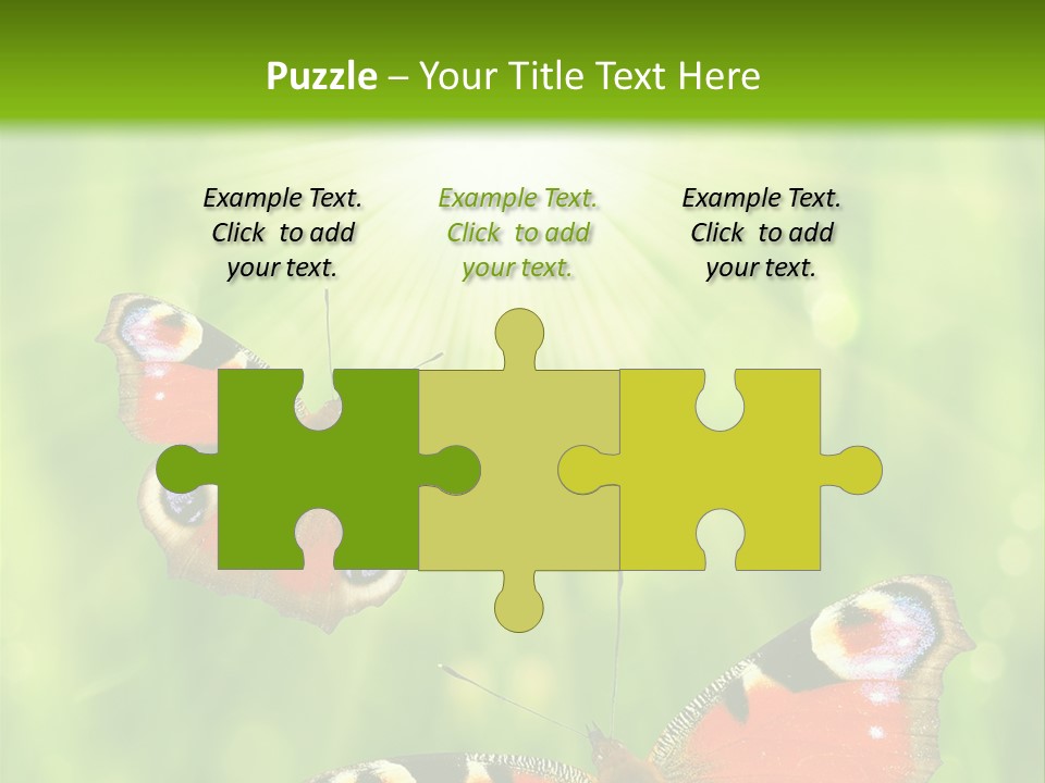 Garden Insect Dew PowerPoint Template