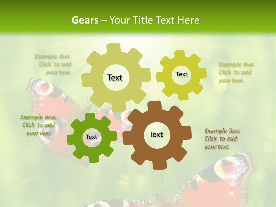 Garden Insect Dew PowerPoint Template