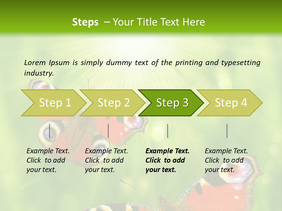 Garden Insect Dew PowerPoint Template