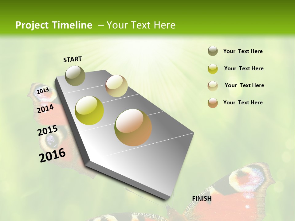 Garden Insect Dew PowerPoint Template