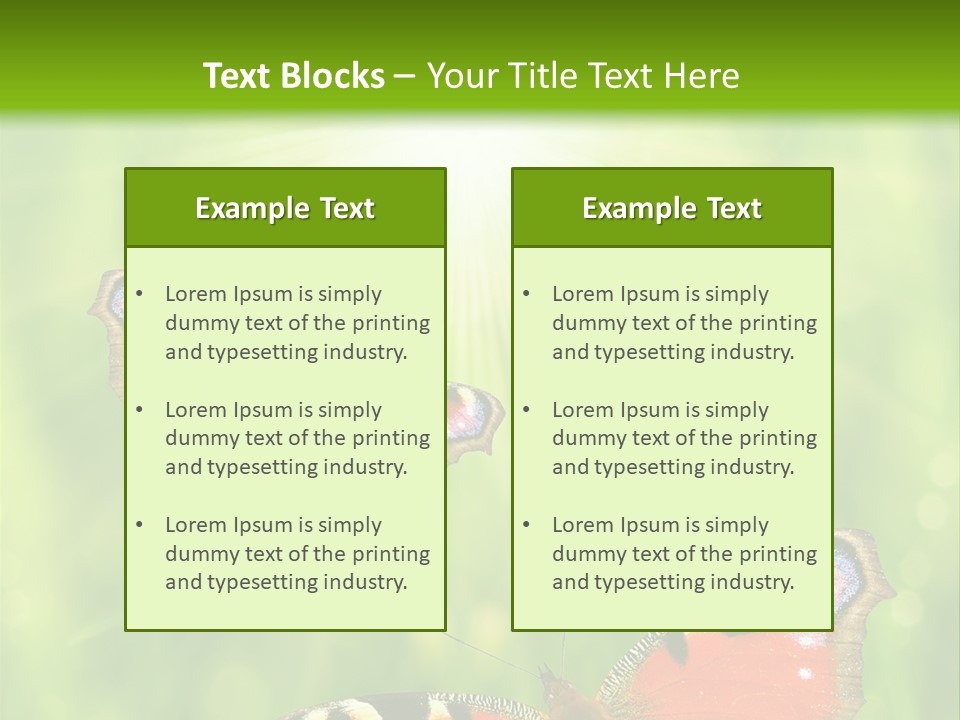 Garden Insect Dew PowerPoint Template