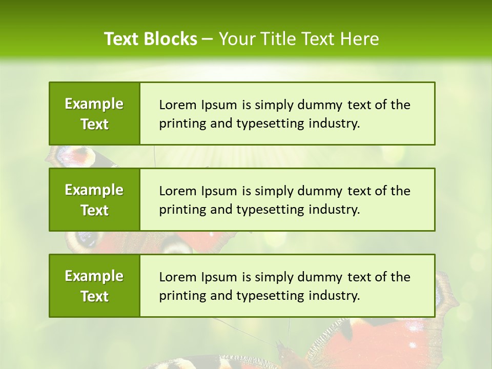 Garden Insect Dew PowerPoint Template
