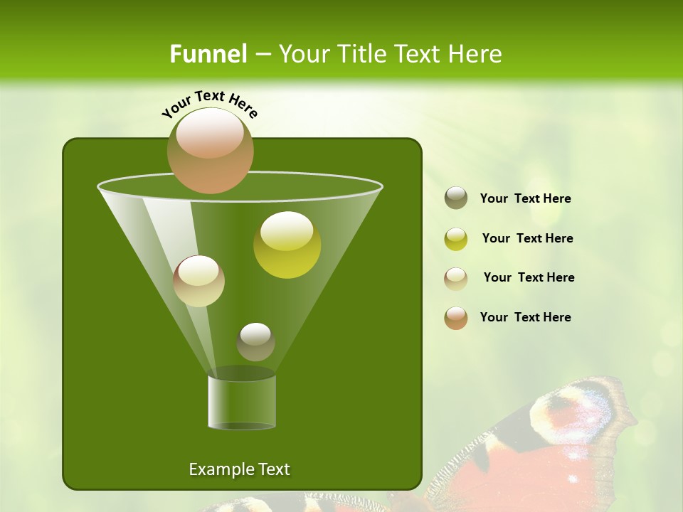 Garden Insect Dew PowerPoint Template