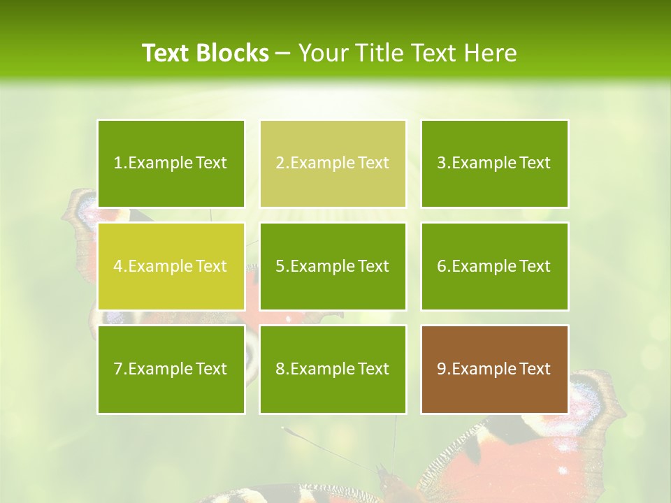 Garden Insect Dew PowerPoint Template