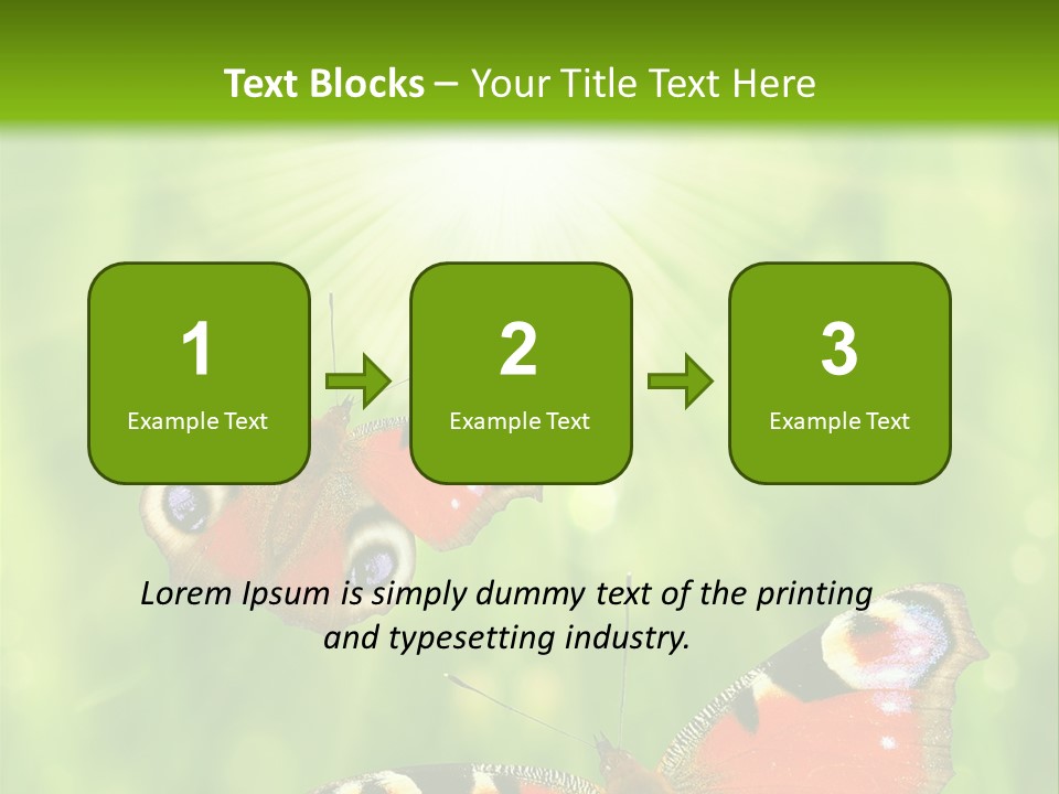 Garden Insect Dew PowerPoint Template