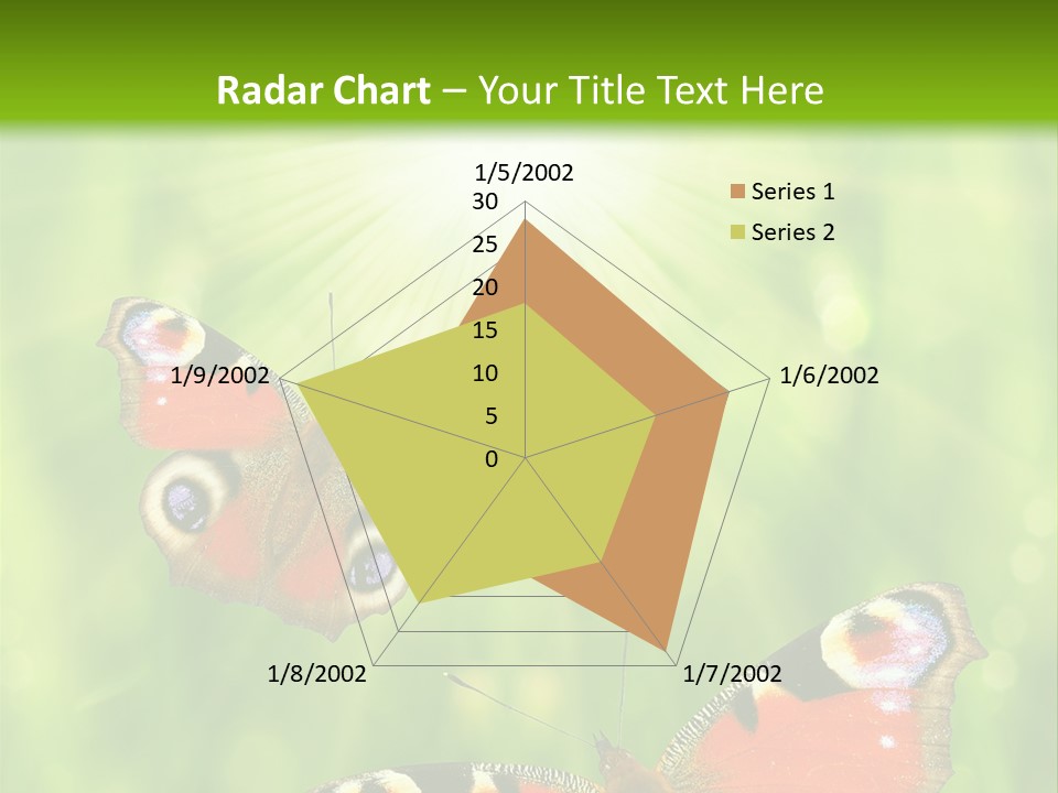 Garden Insect Dew PowerPoint Template