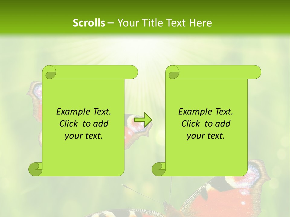 Garden Insect Dew PowerPoint Template