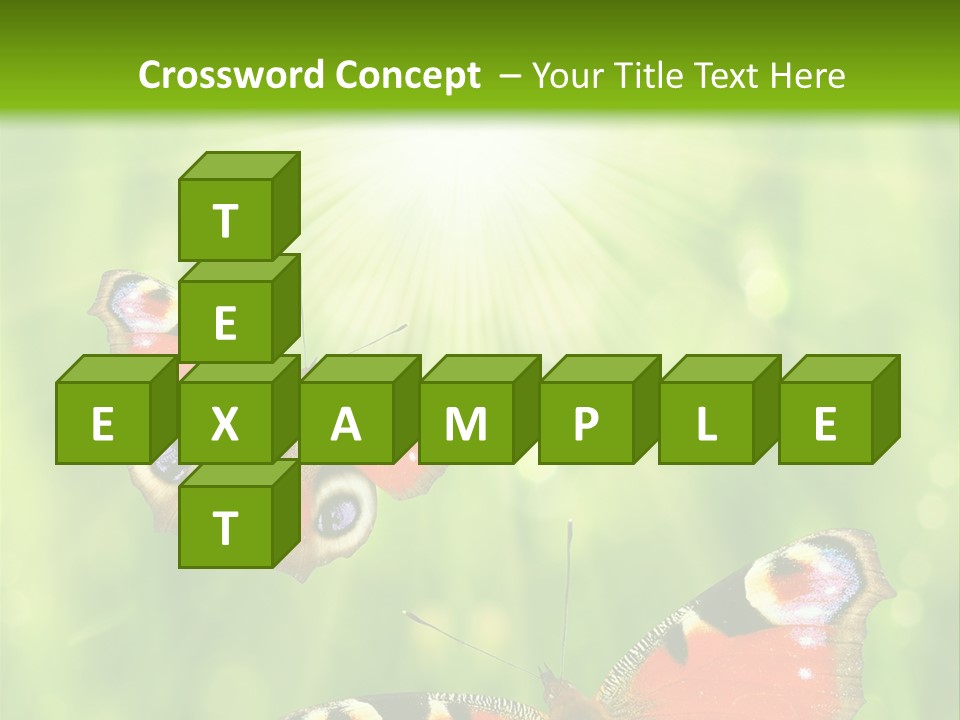 Garden Insect Dew PowerPoint Template