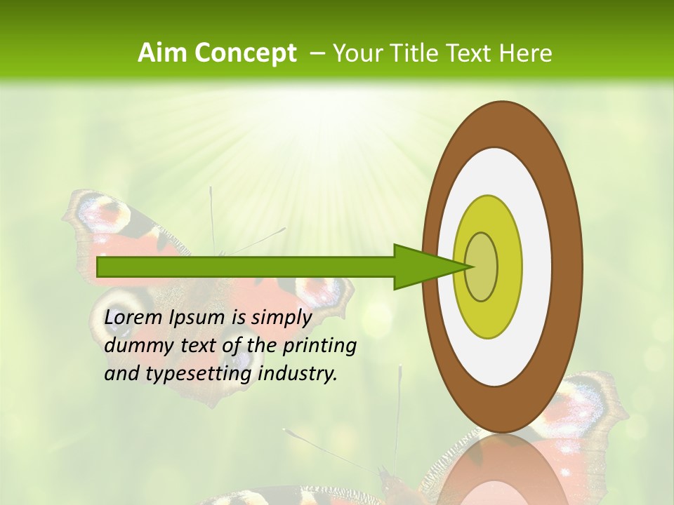 Garden Insect Dew PowerPoint Template