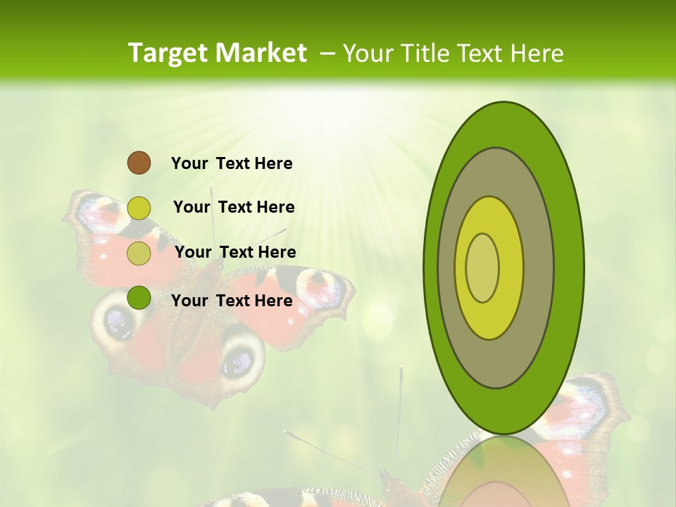 Garden Insect Dew PowerPoint Template