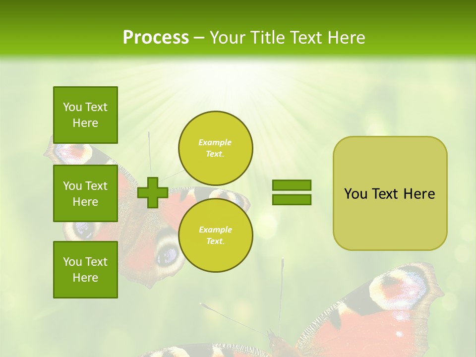 Garden Insect Dew PowerPoint Template