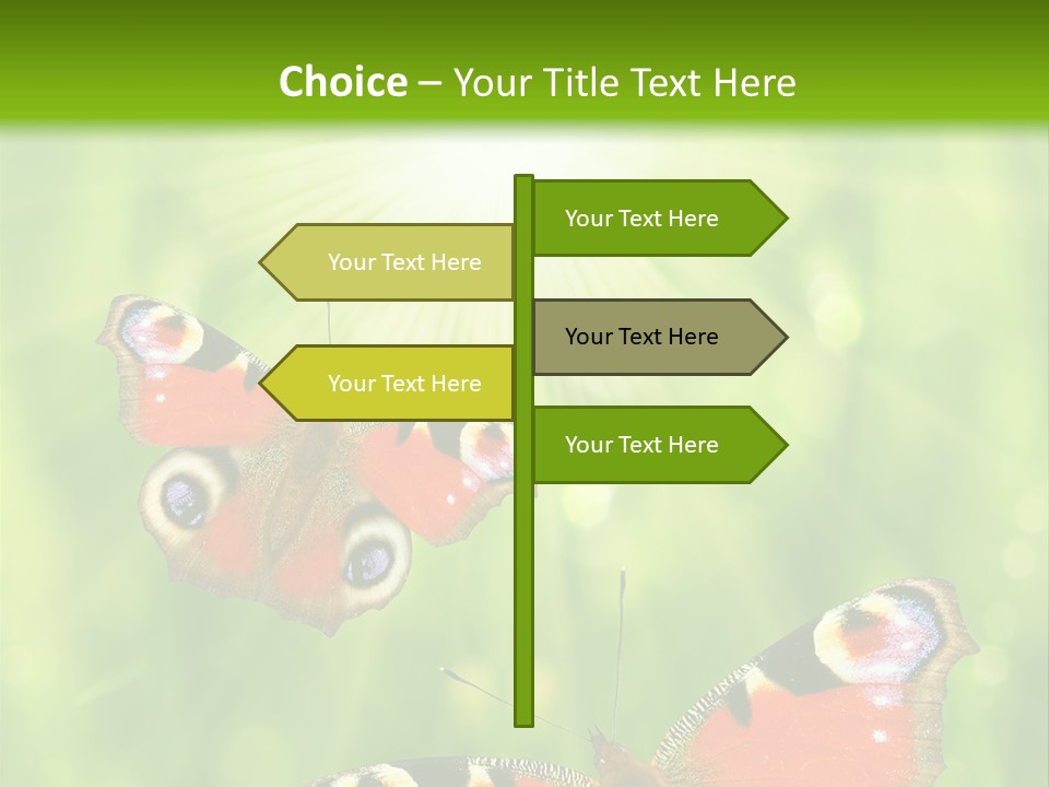 Garden Insect Dew PowerPoint Template