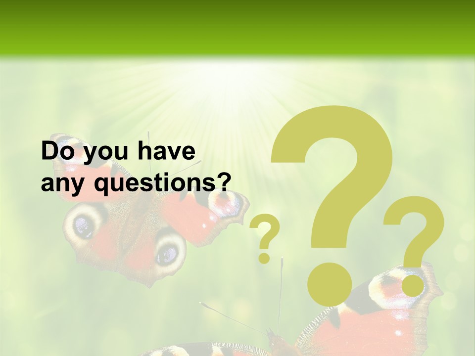 Garden Insect Dew PowerPoint Template