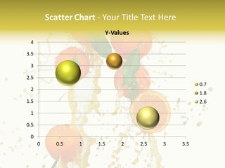 Fruit Spray Droplet PowerPoint Template