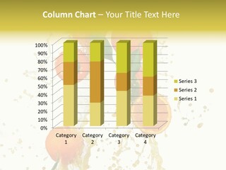 Fruit Spray Droplet PowerPoint Template