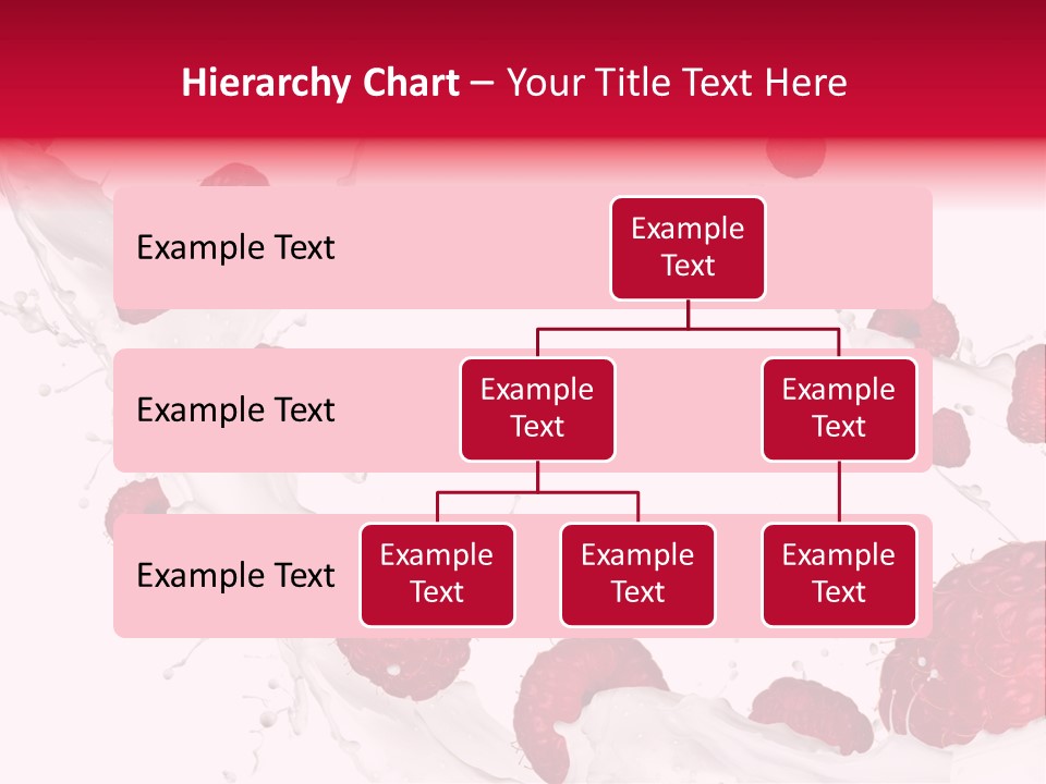 Yoghurt Falling White PowerPoint Template