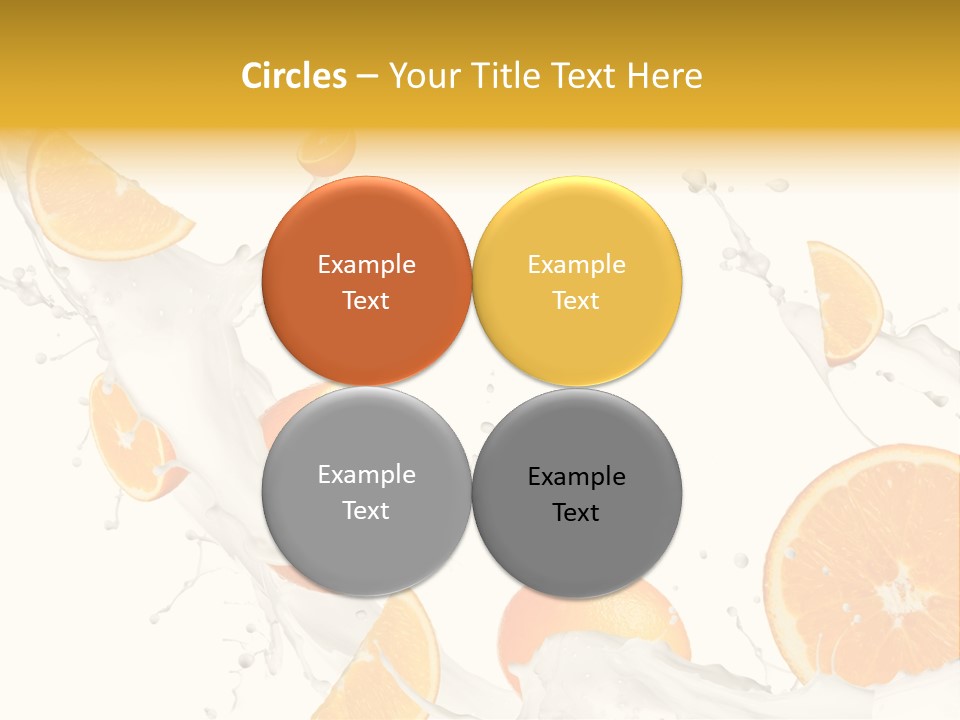 Drink Dessert Ingredient PowerPoint Template