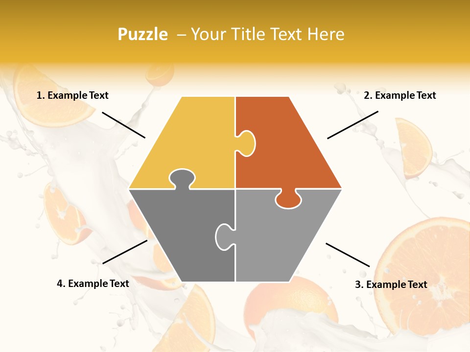 Drink Dessert Ingredient PowerPoint Template