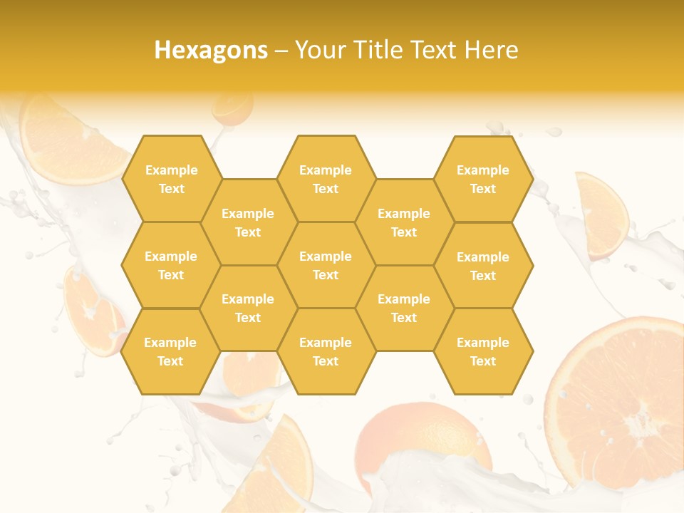 Drink Dessert Ingredient PowerPoint Template