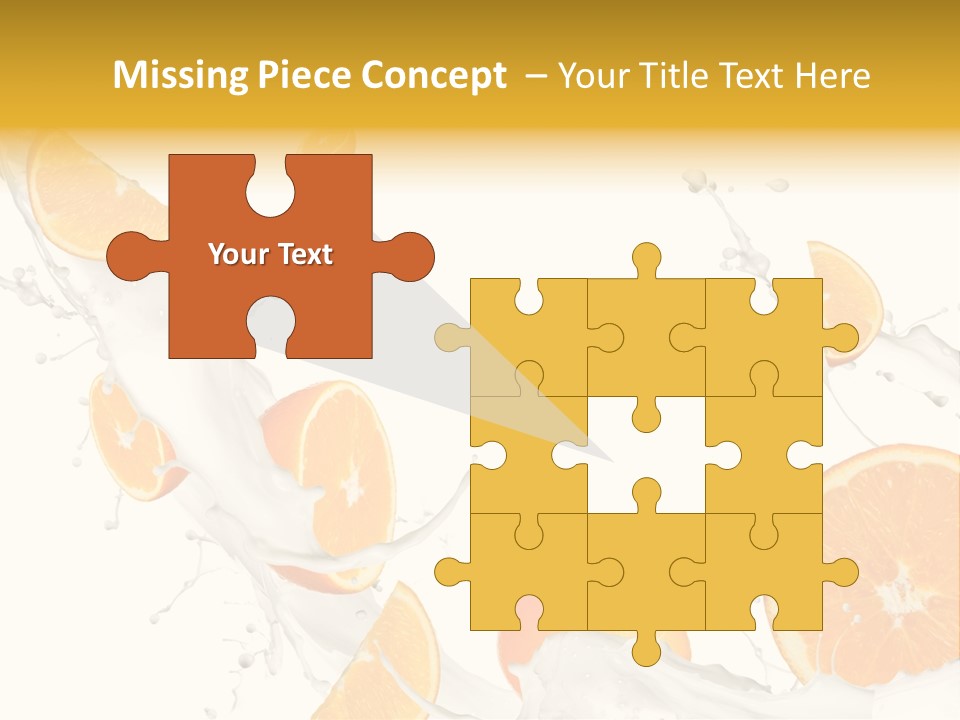 Drink Dessert Ingredient PowerPoint Template