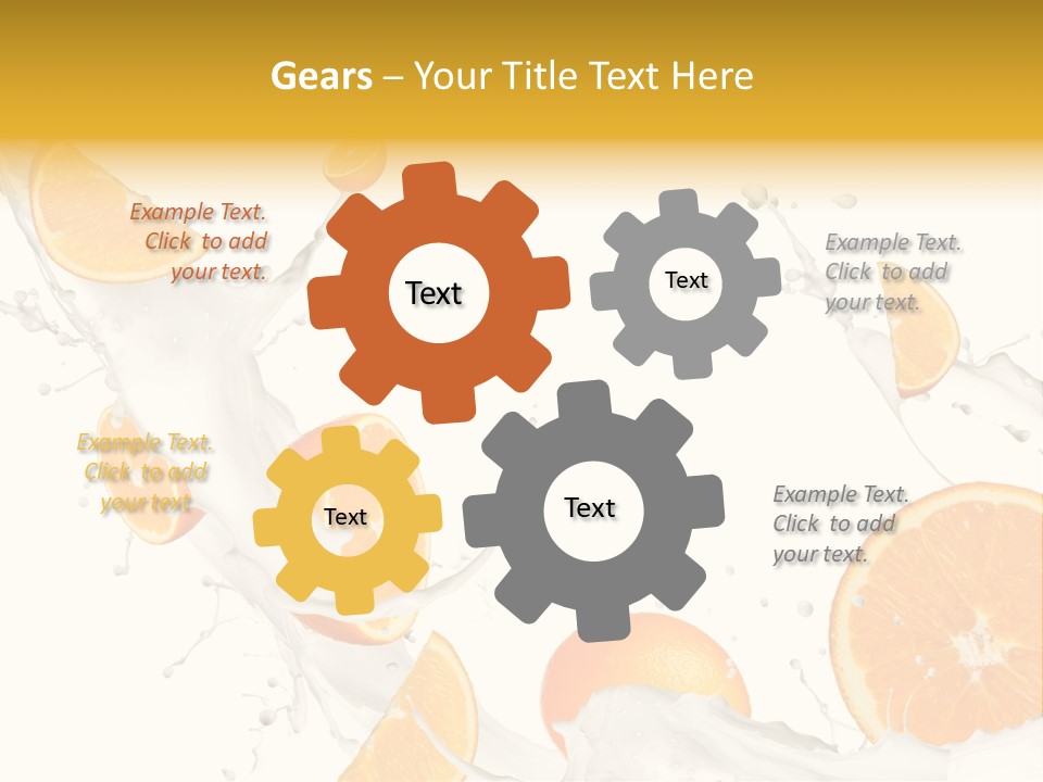 Drink Dessert Ingredient PowerPoint Template