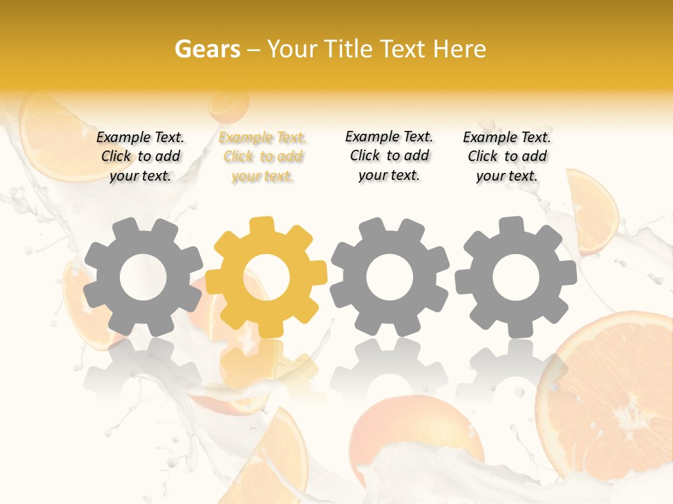 Drink Dessert Ingredient PowerPoint Template