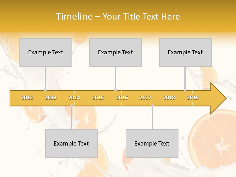 Drink Dessert Ingredient PowerPoint Template