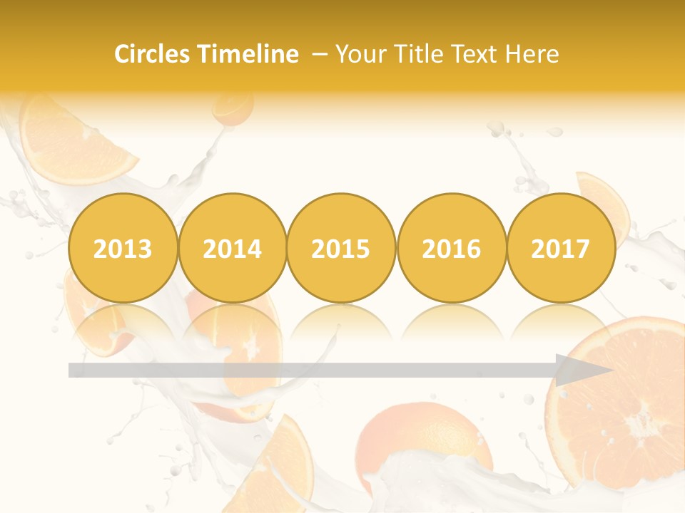 Drink Dessert Ingredient PowerPoint Template