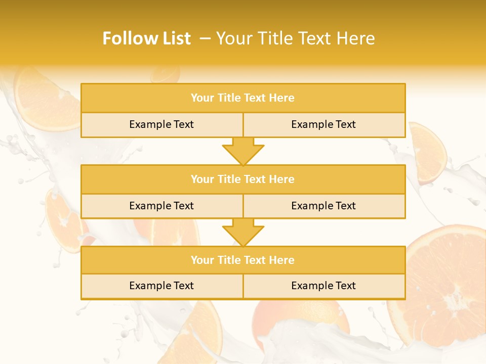 Drink Dessert Ingredient PowerPoint Template