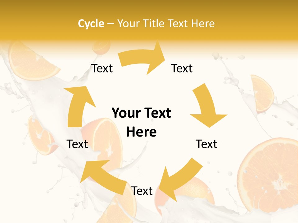 Drink Dessert Ingredient PowerPoint Template