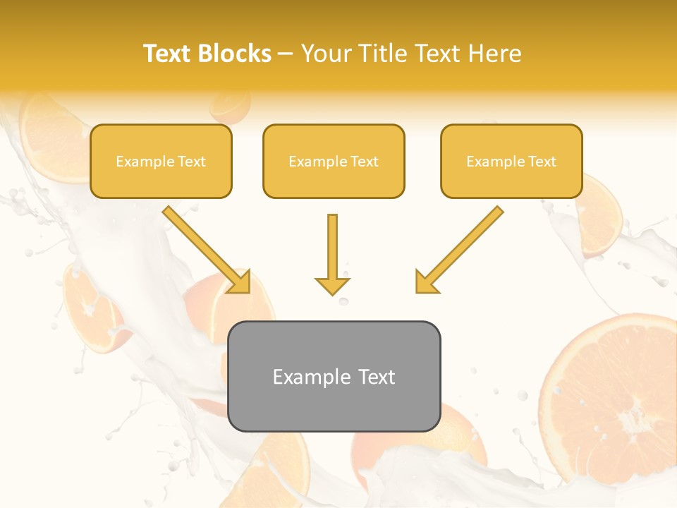 Drink Dessert Ingredient PowerPoint Template