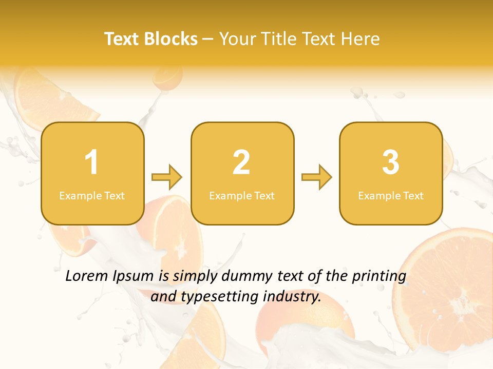 Drink Dessert Ingredient PowerPoint Template
