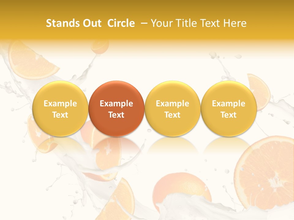 Drink Dessert Ingredient PowerPoint Template