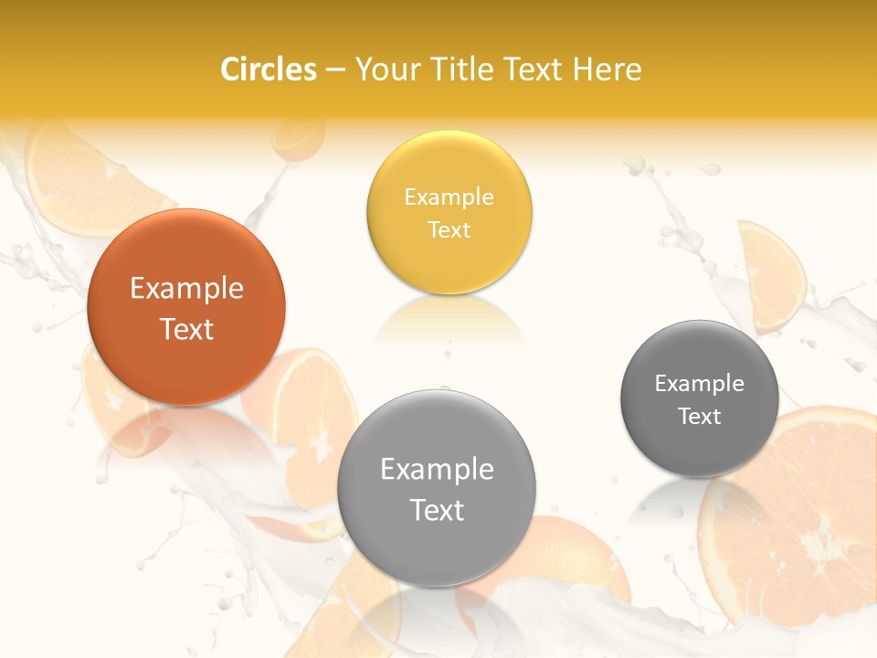 Drink Dessert Ingredient PowerPoint Template