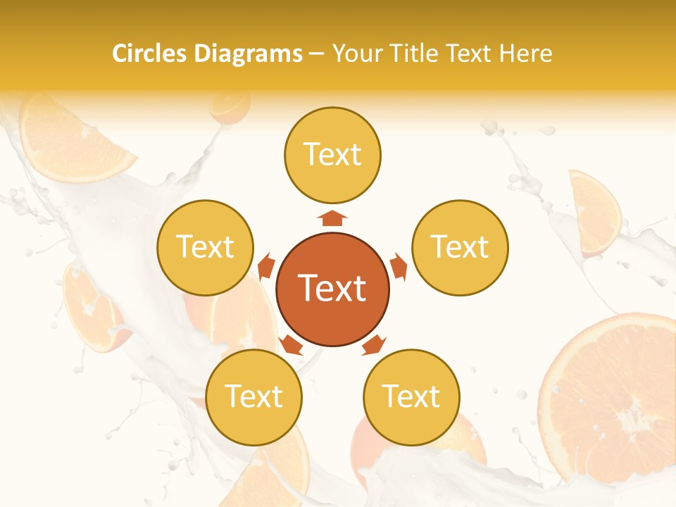 Drink Dessert Ingredient PowerPoint Template