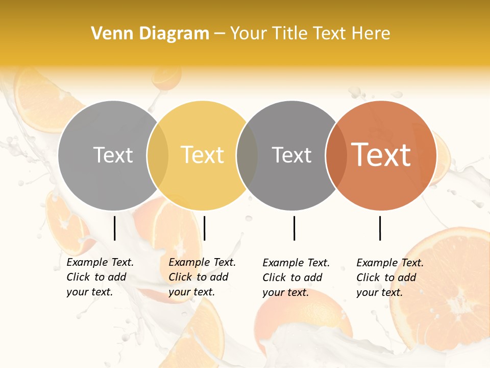 Drink Dessert Ingredient PowerPoint Template